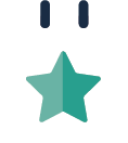 calendar icon with a green star