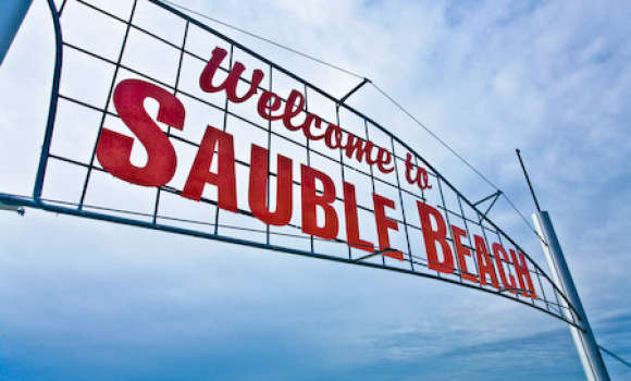 Welcome to Sauble Beach sign