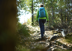 Person hiking